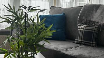 Mobile Home, 2 Bedrooms, Patio | Living area