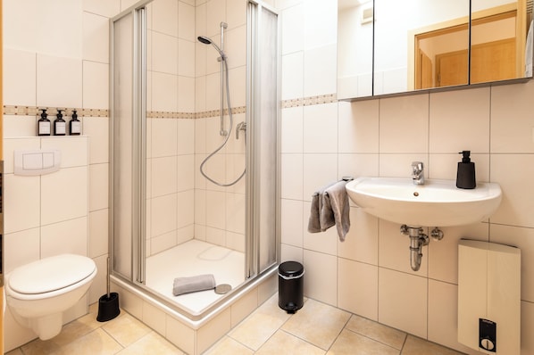 SĂšche-cheveux, serviettes fournies, papier toilette