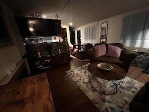 Living room - Lovely and Comfy 3-bedroom Mobile Home Retreat in Kirkcolm (Stranraer)