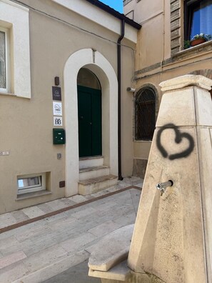 Fassade der Unterkunft