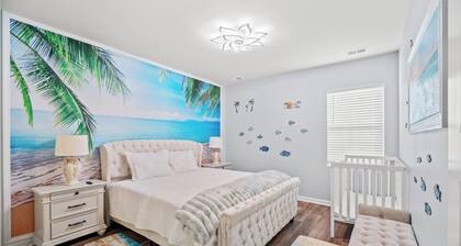 Beach Escape • Game Room • Pond View • Pool