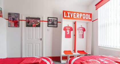 Peaceful 5-bedroom house in welcoming Liverpool neighborhood