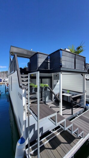 Property grounds - "Floating Sea Retreat with Jacuzzi - sunsets directly over the water (Portorož)