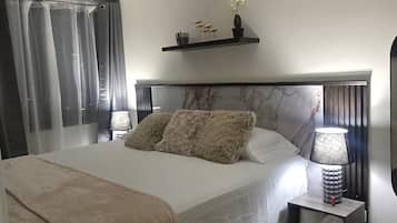 2 habitaciones, tabla de planchar con plancha y wifi gratis
