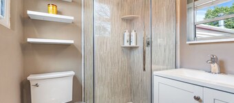 Spacious Retreat Near Boston with AC, Roku, Deck, BBQ Grill + Pet Friendly!