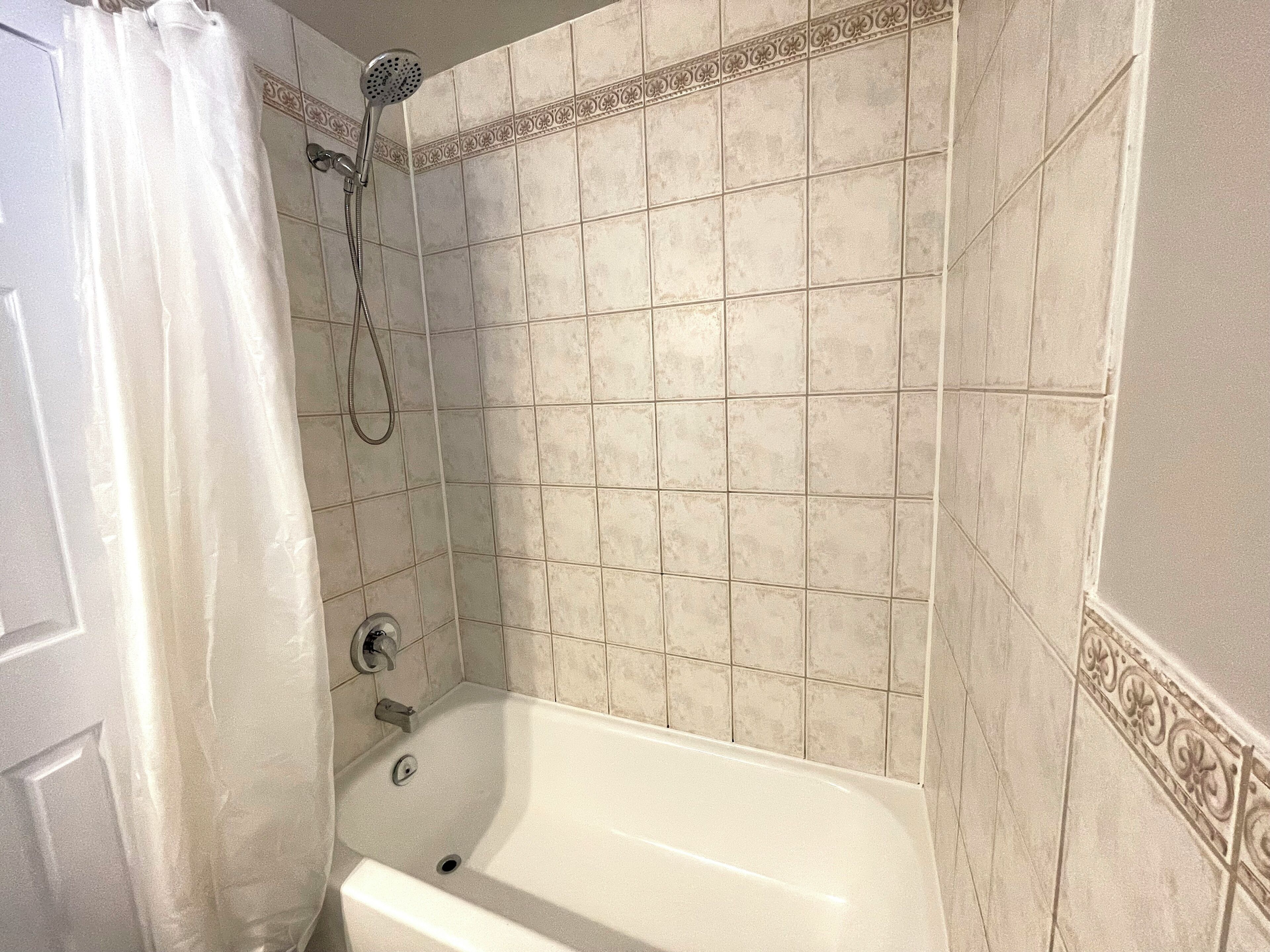 Hair dryer, soap, toilet paper
