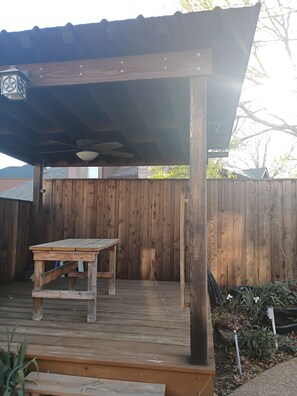 Opções para refeição ao ar livre