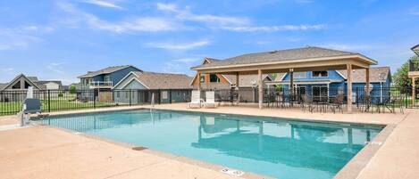 Indoor pool, a heated pool