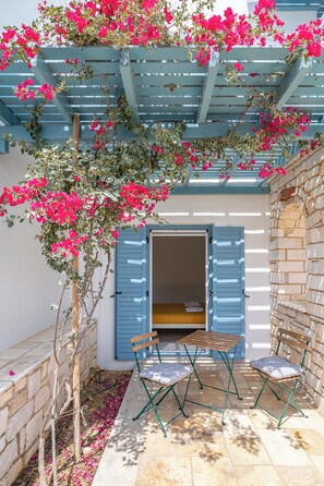 Terrace/patio - Alyki Maisonette by the beach (Alyki)