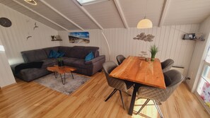 Dining - Modern vacation home just 600m from the beach (Brodersby)