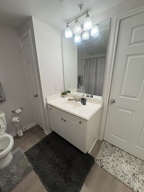 Bathroom - Cozy 1-bedroom apartment in amazing Houston with AC and gym access. (Houston)