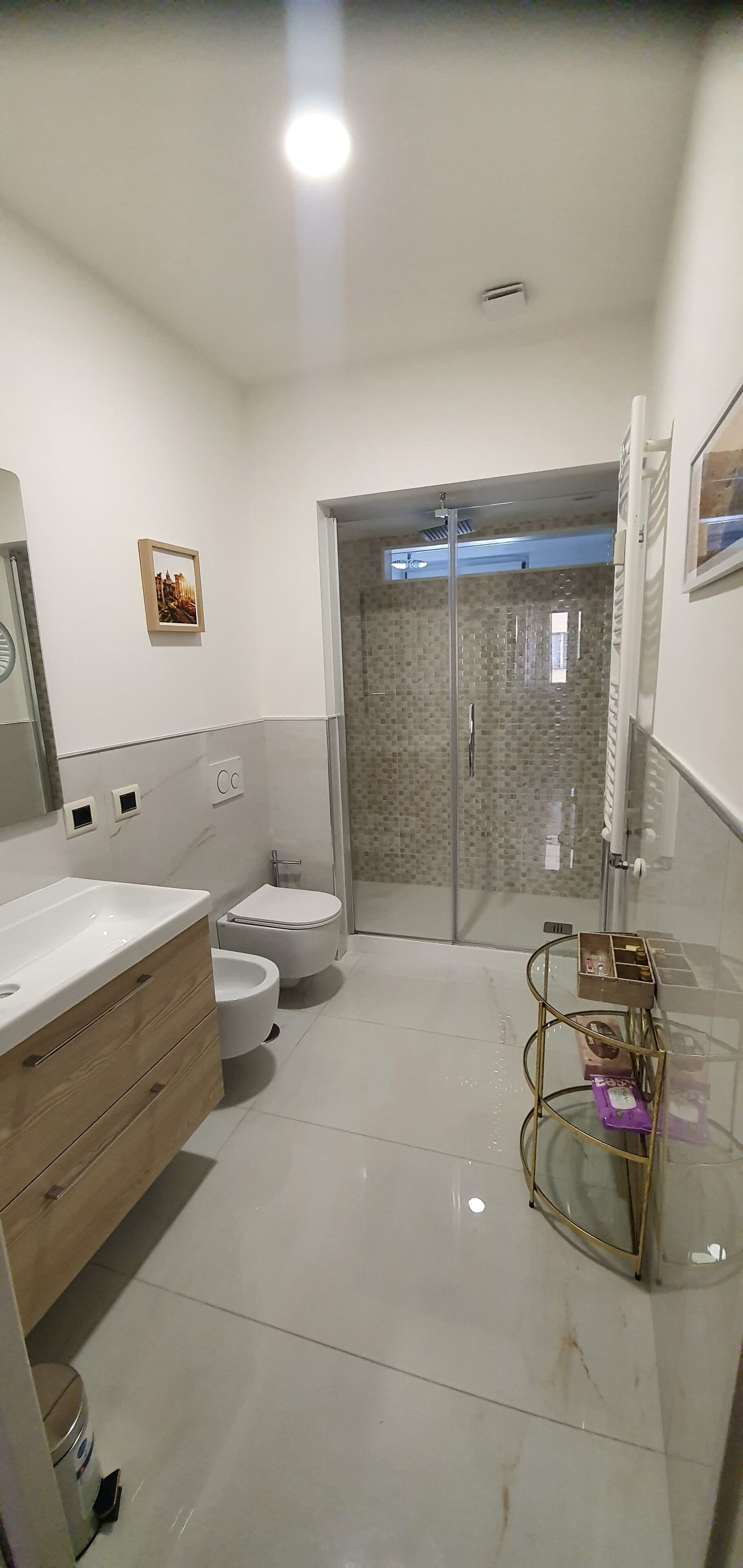 Apartment, 3 Bedrooms, City View | Bathroom | Shower, hair dryer, towels, soap