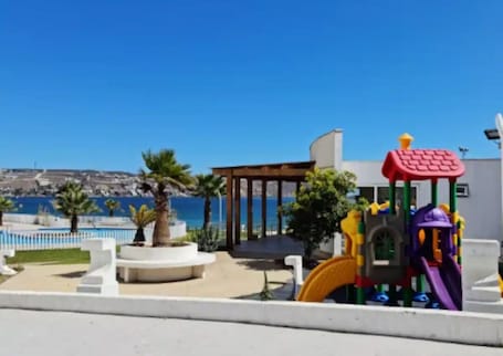 Children’s area. Beautiful apartment on the beach