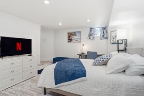 3 habitaciones, escritorio, tabla de planchar con plancha y wifi gratis 