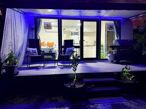 Terrace/patio - Unique quirky bungalow in the heart of Howard township. (Howard)