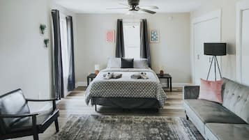 1 chambre, bureau, Wi-Fi, draps fournis
