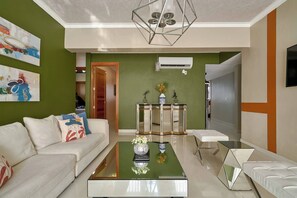 Condo, 3 Bedrooms, Accessible, Balcony | Living room - Luxurious 3-bedroom Condo With City Views in Santo Domingo (Santo Domingo)