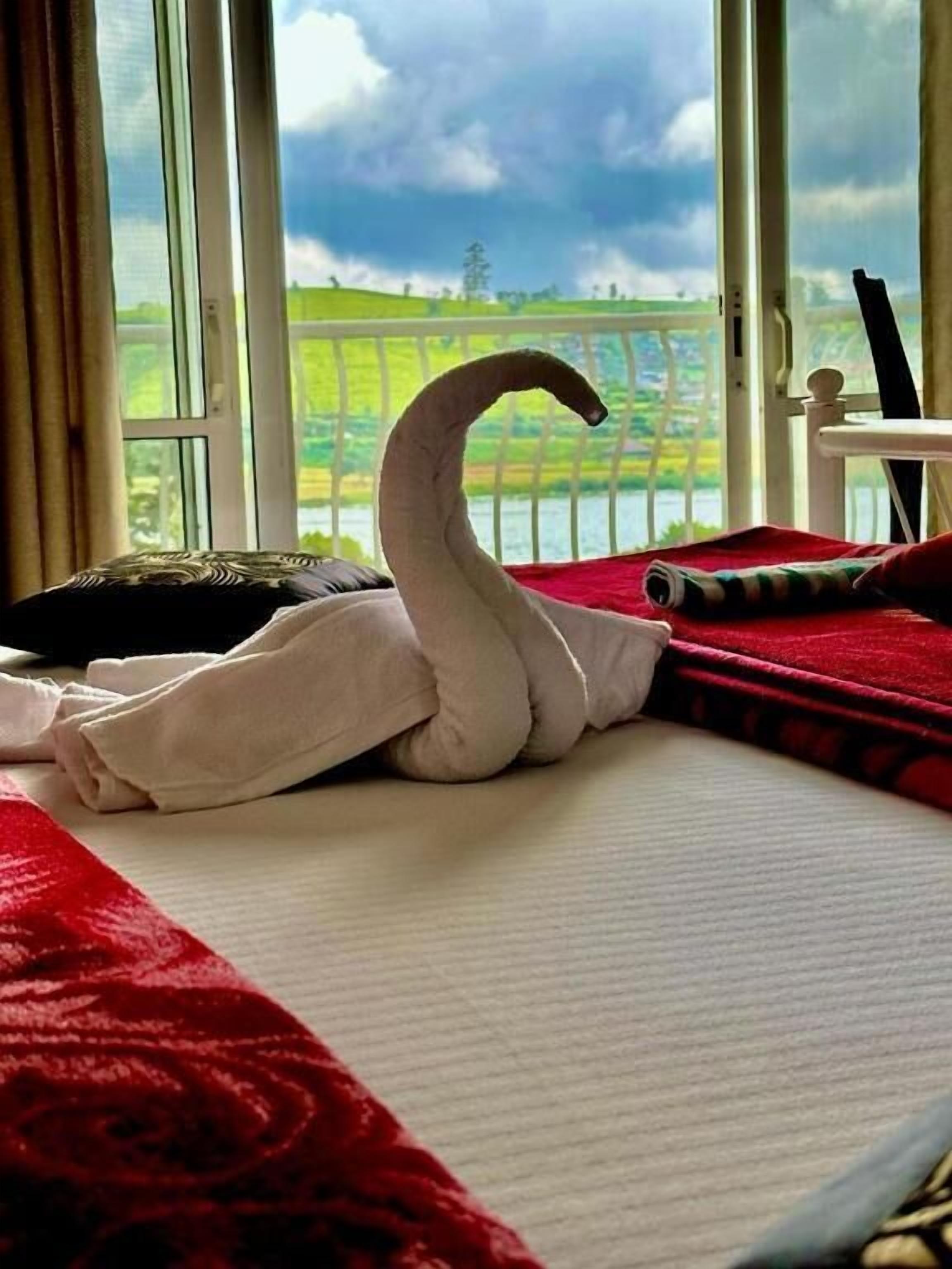 Superior driepersoonskamer, uitzicht op meer