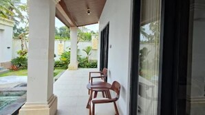 Dobbeltrom – deluxe | Terrasse/patio