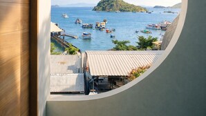 Kamar Double Deluks, pemandangan laut | Desain gedung