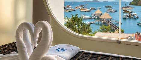 Deluxe-Doppelzimmer, Meerblick | Ausblick vom Zimmer