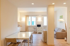 Family Apartment, 6 Bedrooms, Balcony, Mountain View | Living area - 2 Flats Combined Spacious Family Retreat (Santa Margherita Ligure)