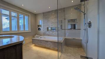 Shower, towels