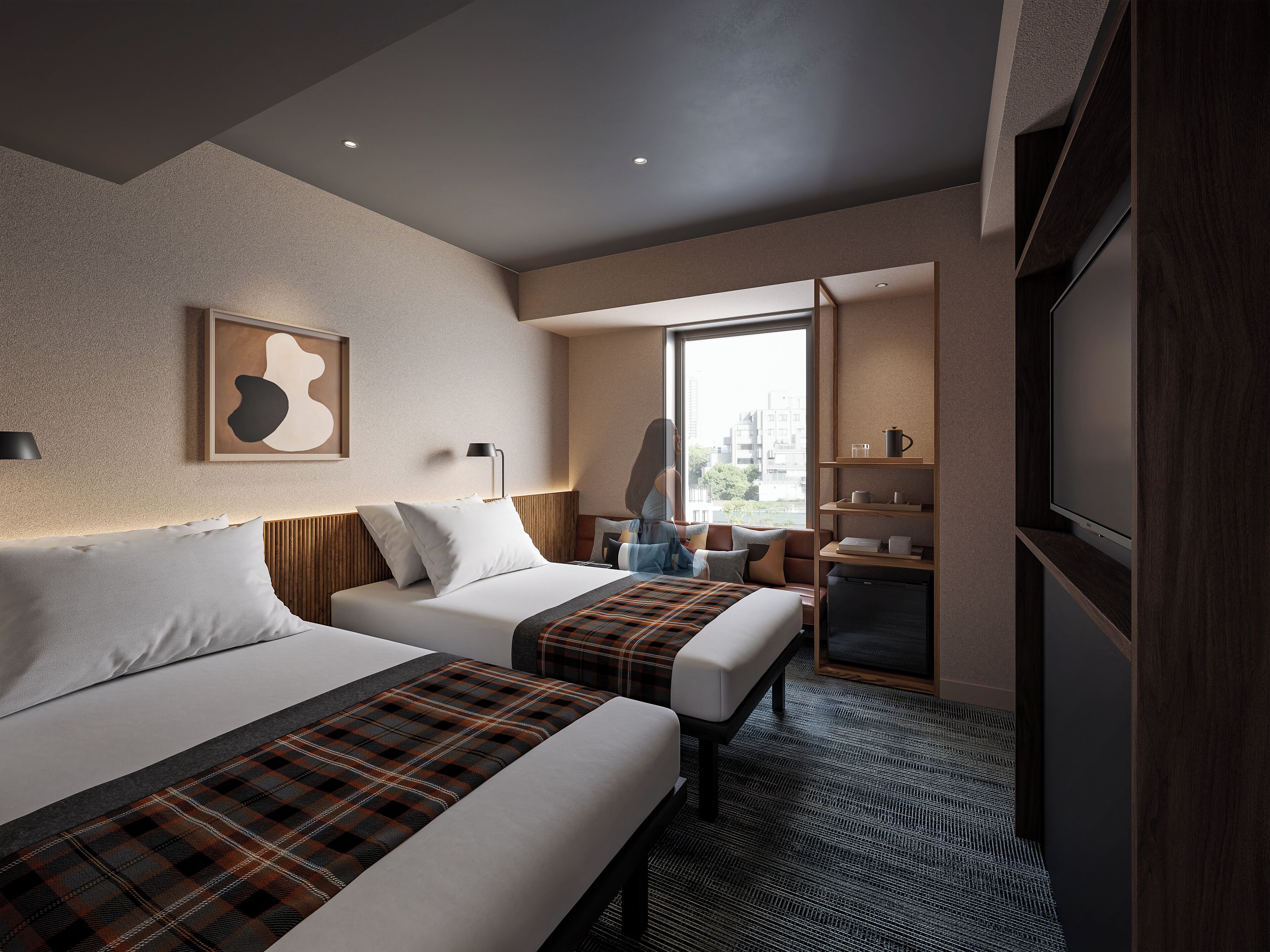 Standard Twin Room, Non Smoking (with Sofa Bed)