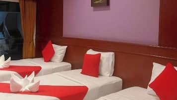 Family Studio, Multiple Beds, Balcony, City View | Spa