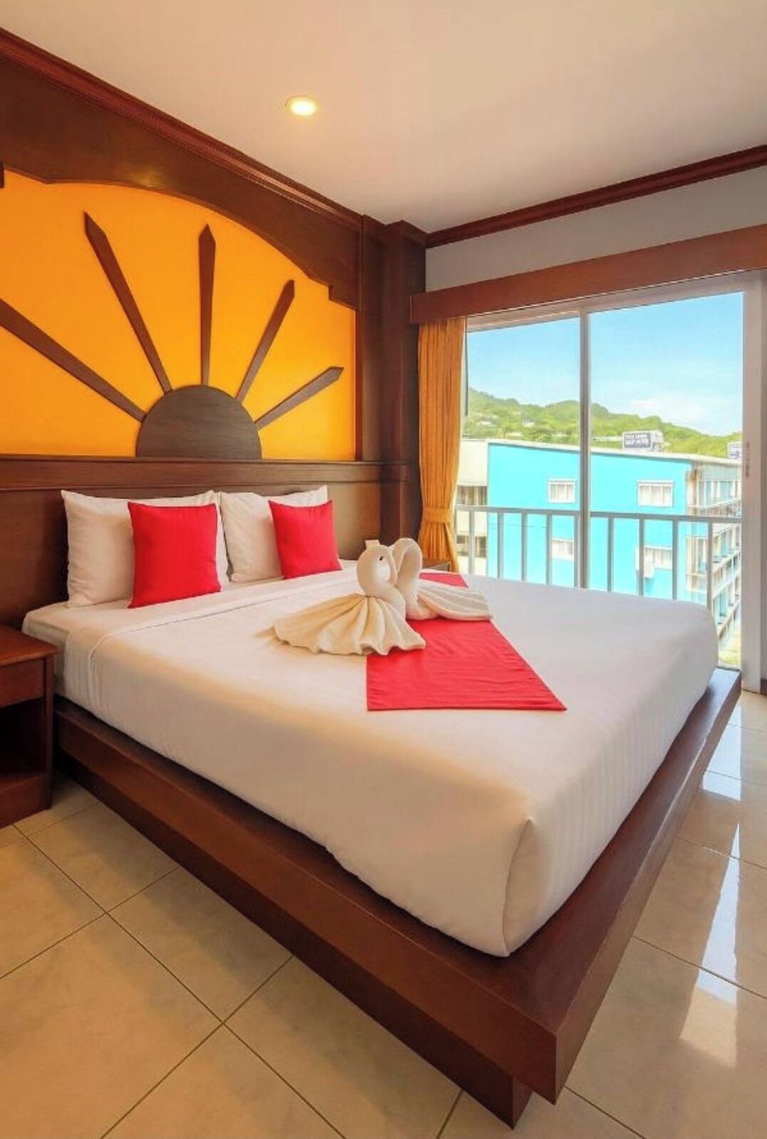 Doppia Deluxe, 1 letto king, balcone, vista città