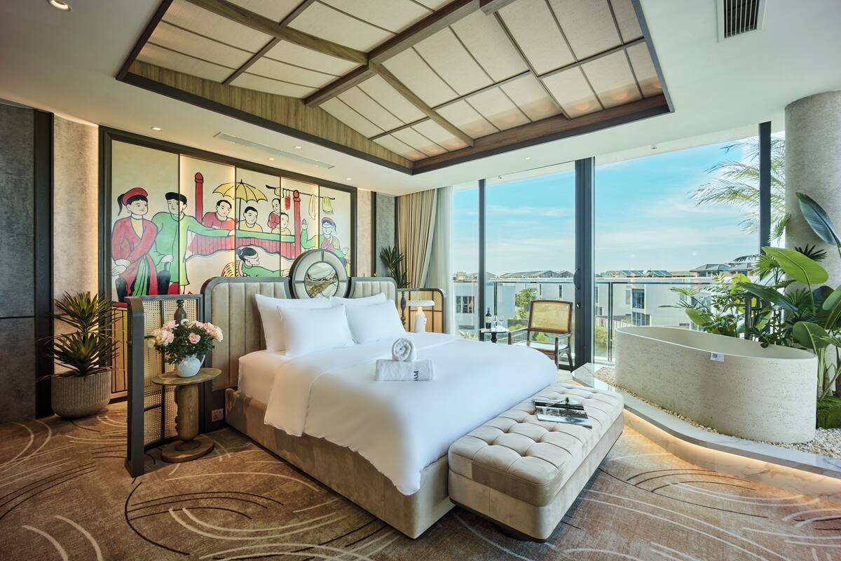 Suite Supérieure, balcon, vue fleuve | Vue de la chambre