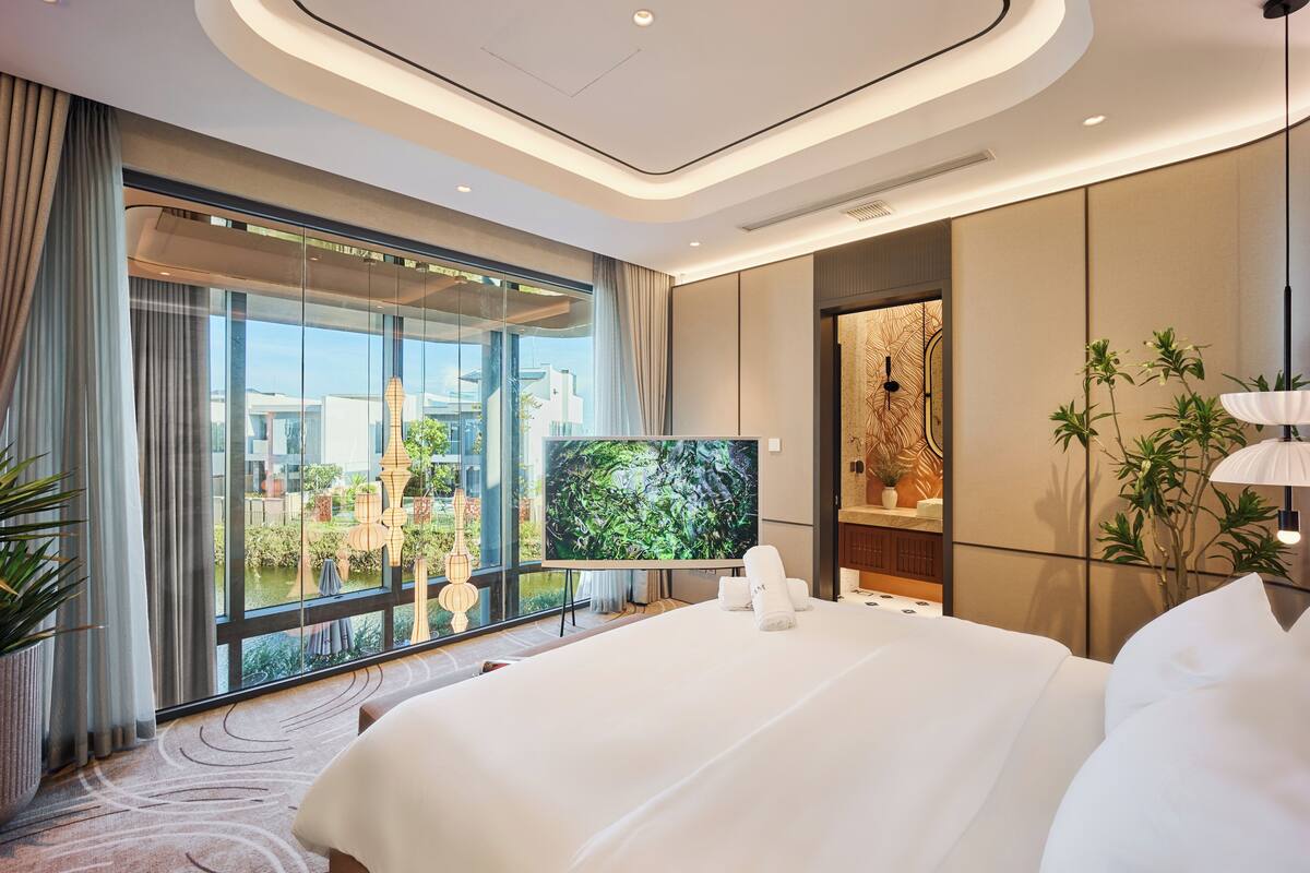 Suite Deluxe, vue fleuve | Vue de la chambre