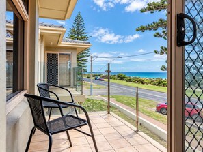Balcony overlooking the sea