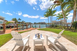 Terrace/patio - Upscale Canal Home w/ Heated Pool & Spa (Marco Island)