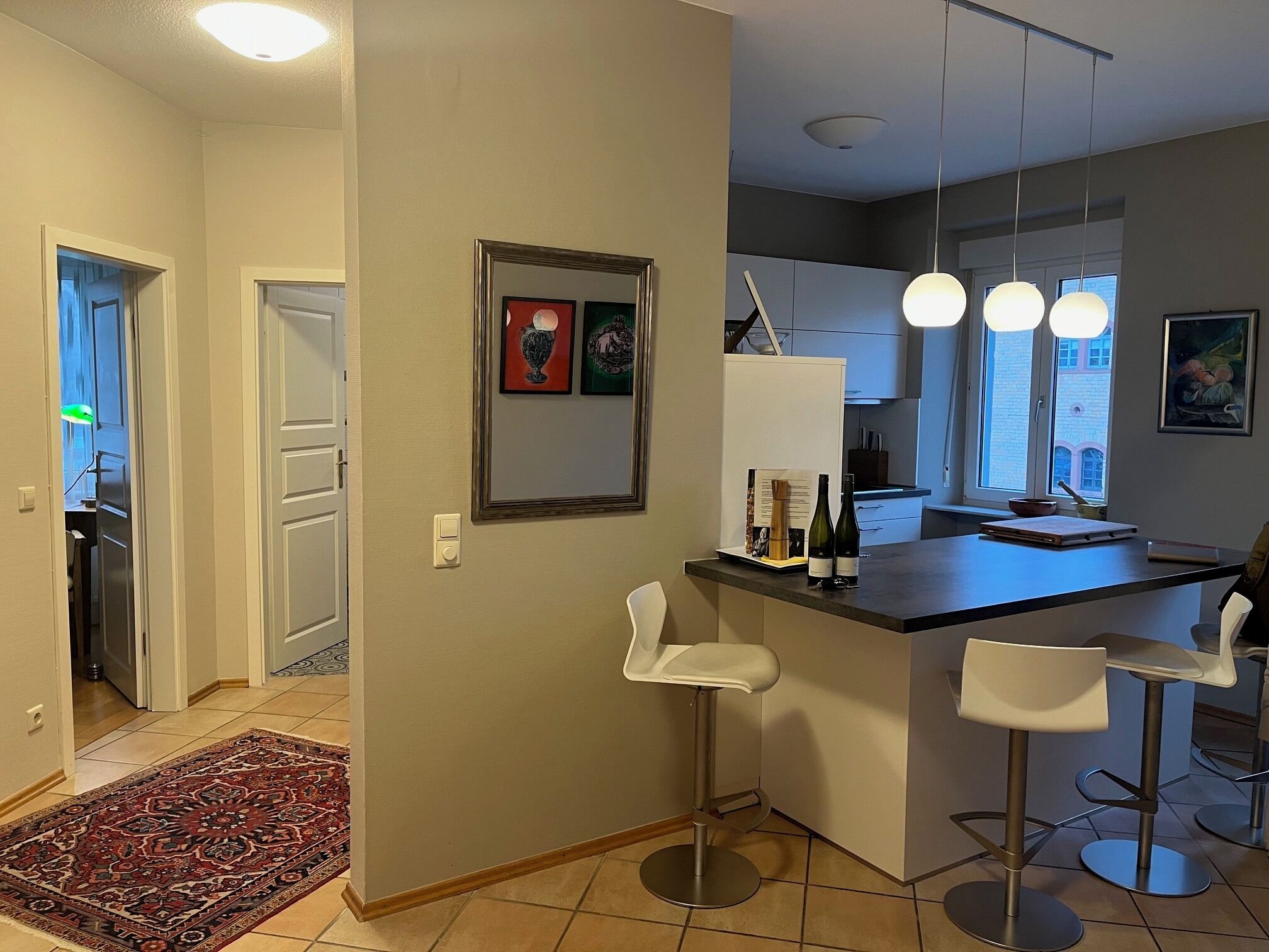 Superior-Apartment, Balkon, Blick auf den Innenhof | Innenbereich