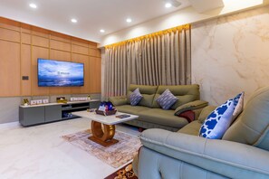 Living area - Alaya Stays Rosalia 3BHK Villa with Pool (Lonavala)