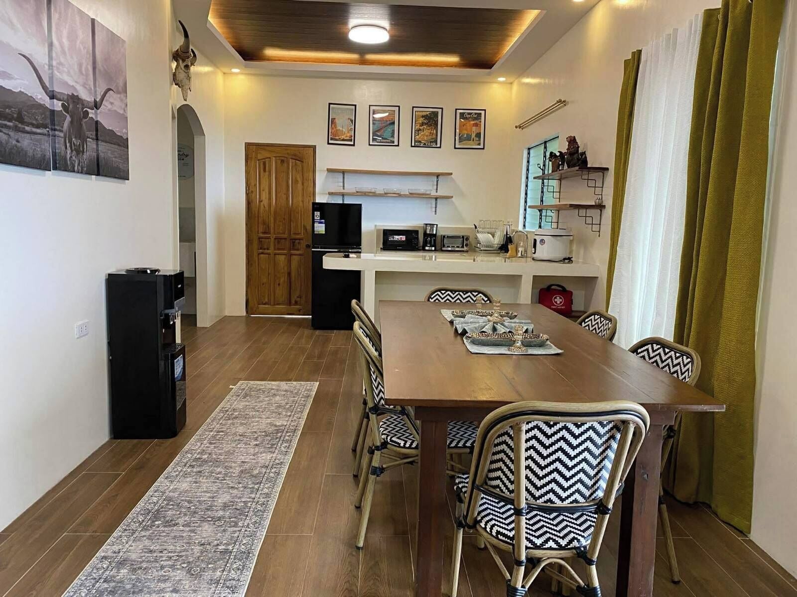 Nhà, 1 giường đôi, bếp, quang cảnh núi | Khu ăn uống