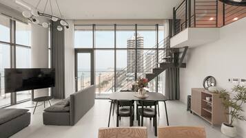 Premier Suite Loft Spa | Living area