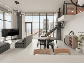 Premier Suite Loft Spa | Living area