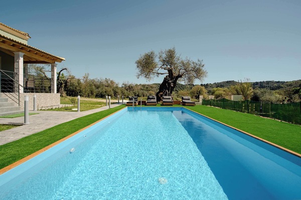 Swim laps with uninterrupted views of the rolling countryside and open sky