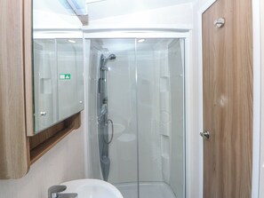 Shower - 49 Cader Idris, Hafan-y-mor Holiday Park (Pwllheli)