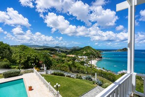 Pool - New! Le Soleil Couchant Villa - Panoramic Sea Views in Cap Estate (Cap Estate)
