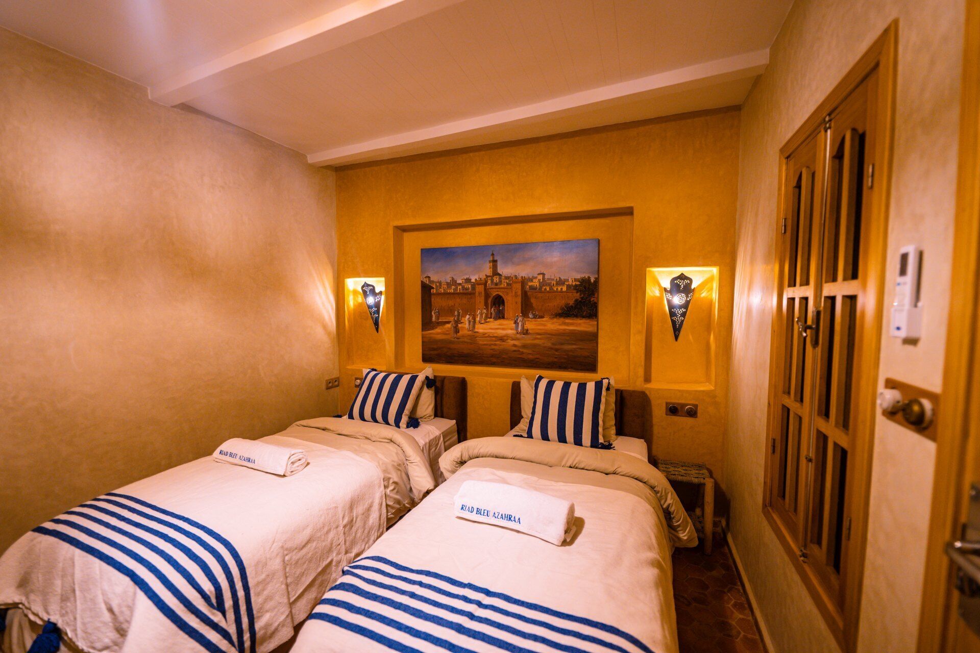 Chambre Deluxe avec lits jumeaux, vue cour intérieure | Spa