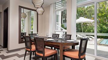 Villa, Garden View | Dining