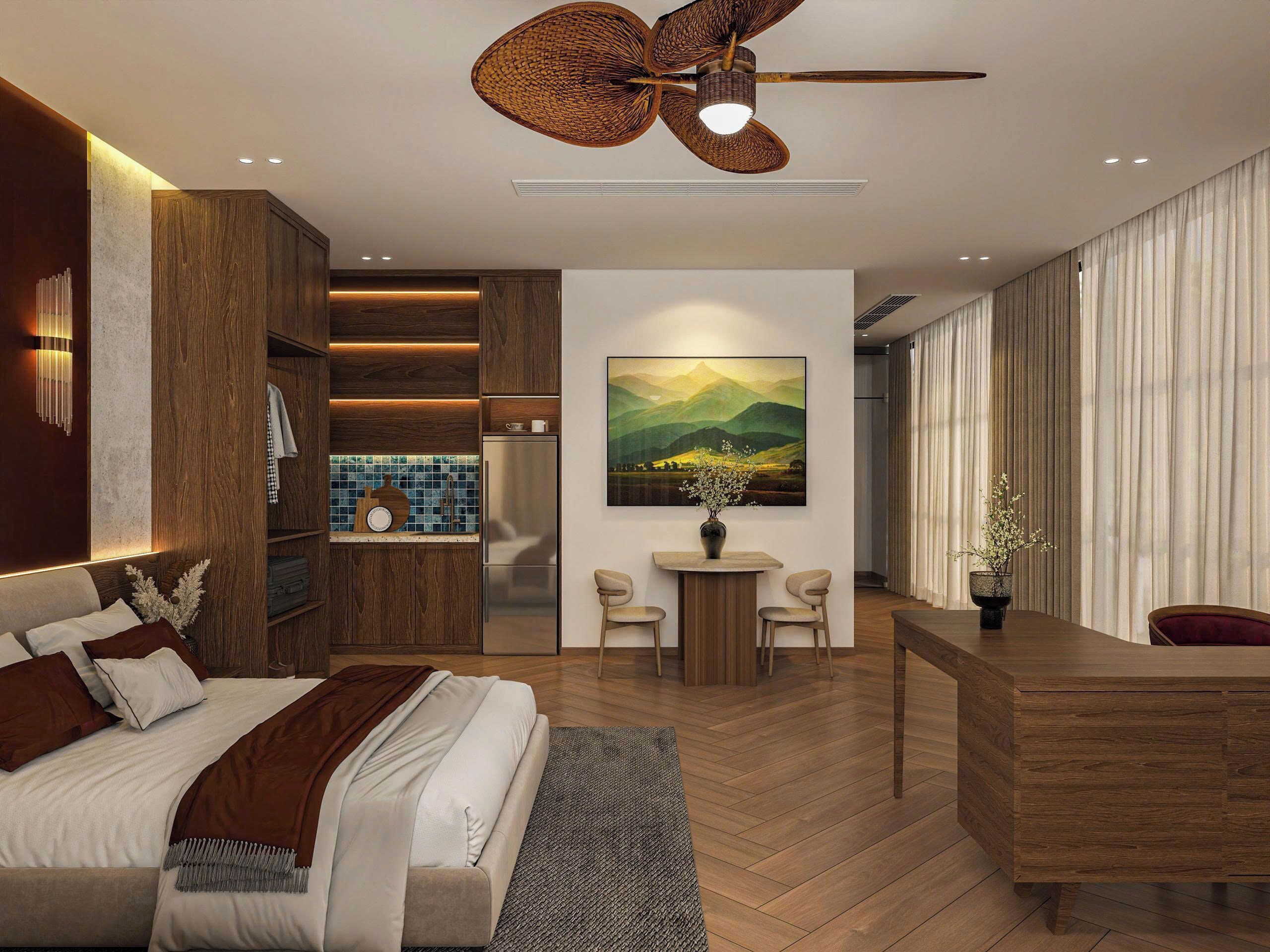 Eenvoudige suite, uitzicht op de stad