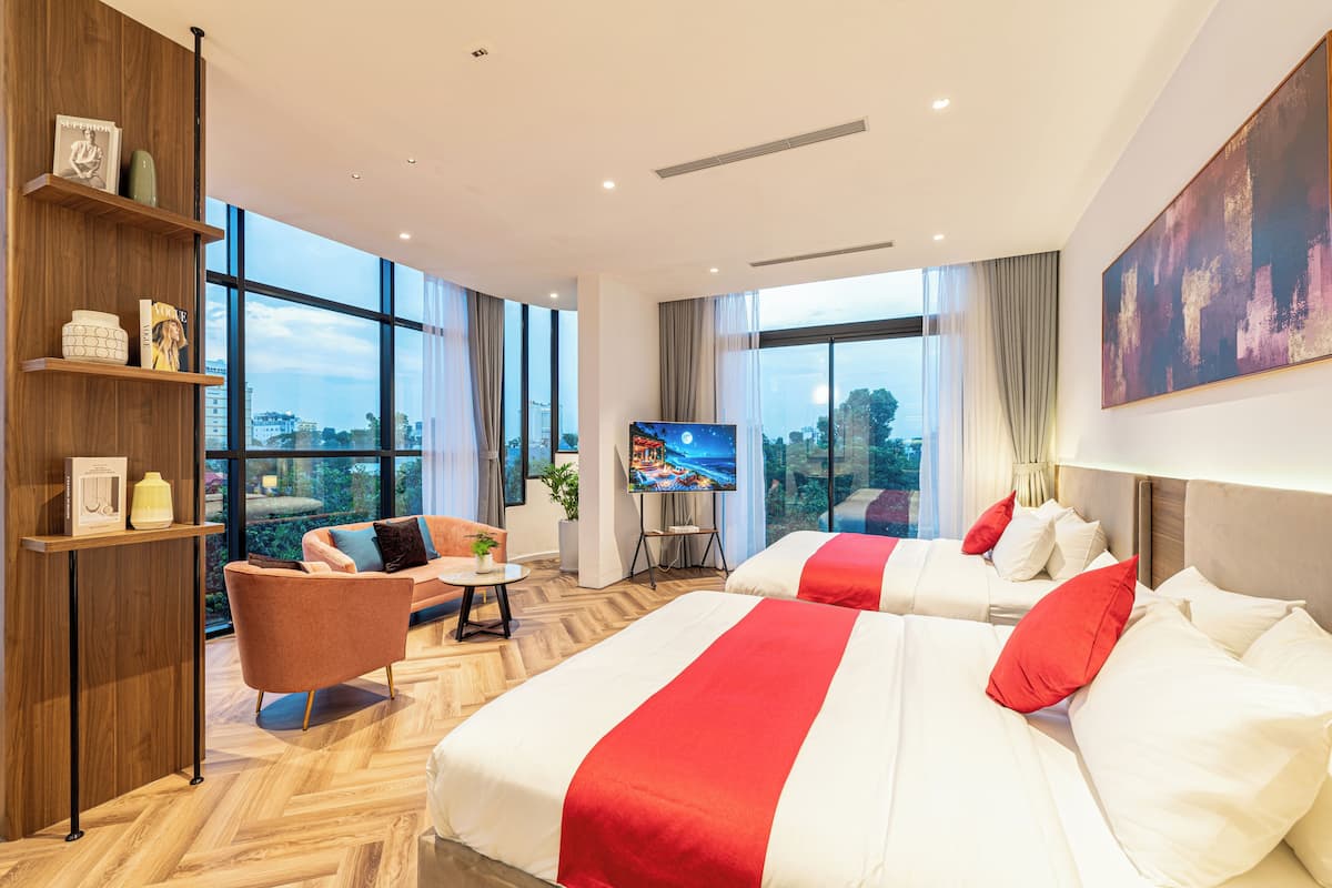 Bộ đồ giường cao cấp, nệm Select Comfort, trang trí khác biệt