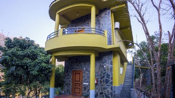 Lyxduplex - utsikt mot innergården | Exteriör