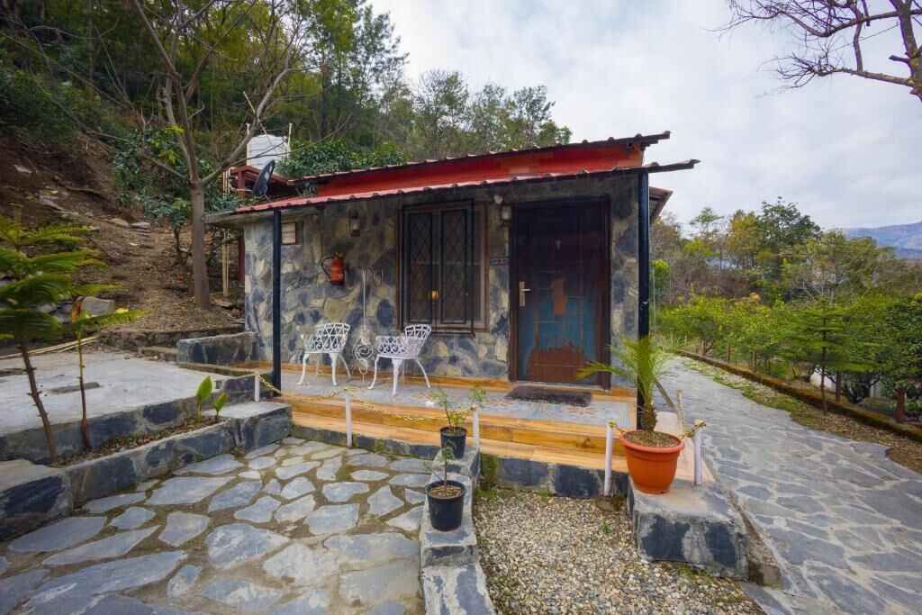 Classic-Ferienhaus, Blick auf den Innenhof | Außenbereich