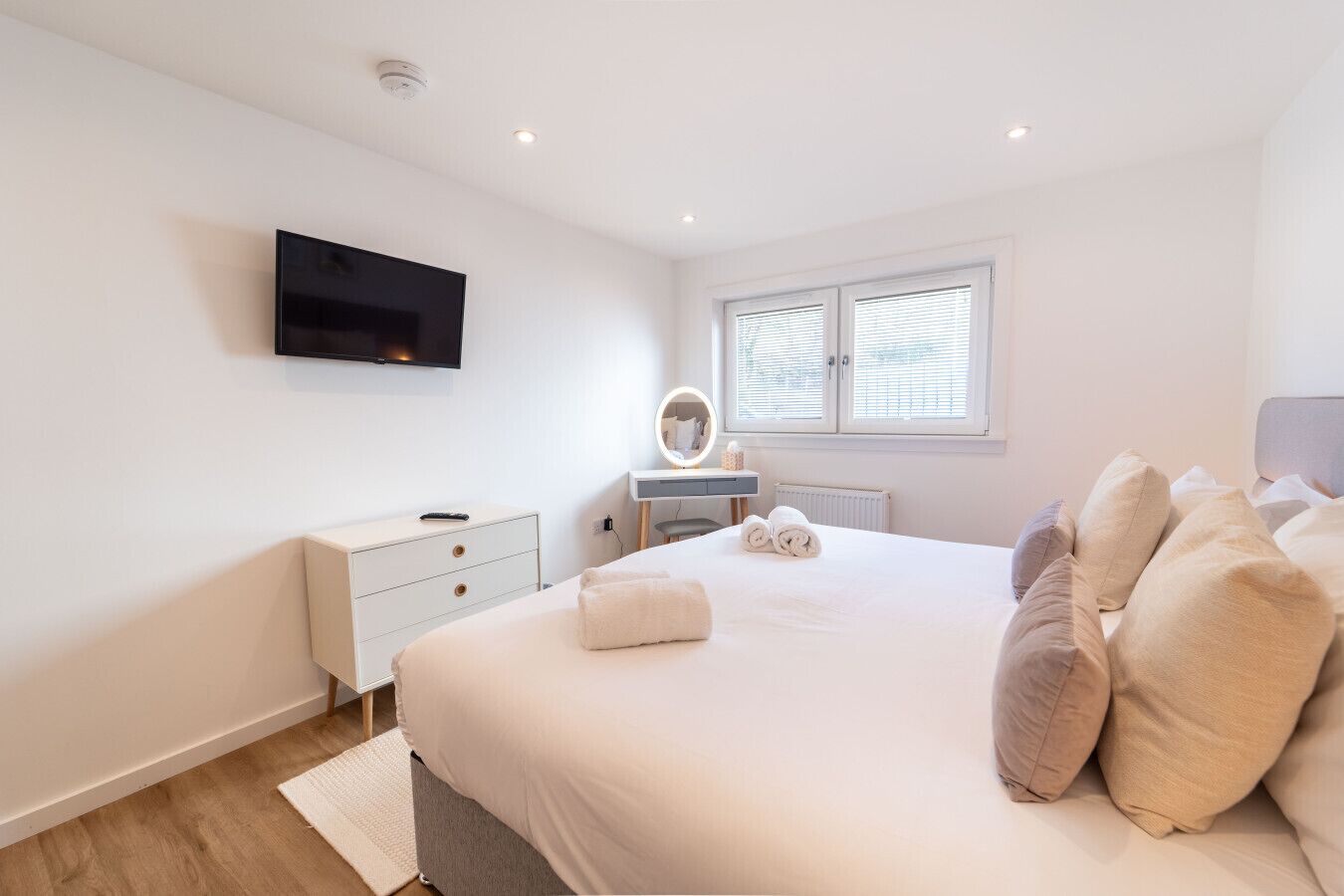 Desk, iron/ironing board, travel crib, WiFi