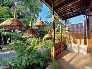 Room, 1 Bedroom, Smoking, Terrace | Property grounds - Room-tranquility Living in the Garden ,2 (Bang Bo)
